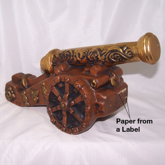 VTG Ezra Brooks 1969 Cannon Whiskey Decanter - Picture 3 of 9